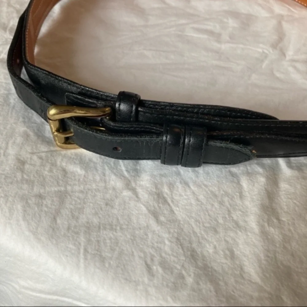 SAS Leather Saddle Belt Black